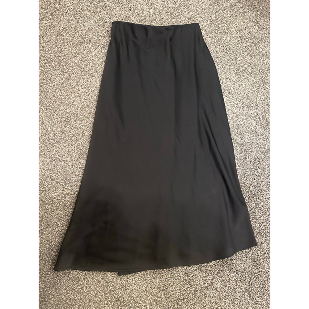 A New Day Black Midi Skirt Slit Women's XS - Picture 7 of 7
